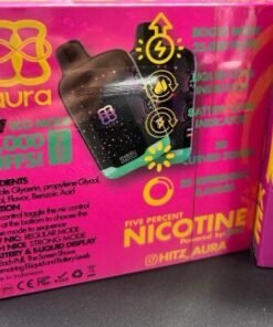 Hitz Nicotine Puffs Disposable 50 Pack Mixed Flavor Box collection