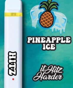 Hitz Pineapple Ice Disposable vape with tropical pineapple flavor and refreshing icy finish