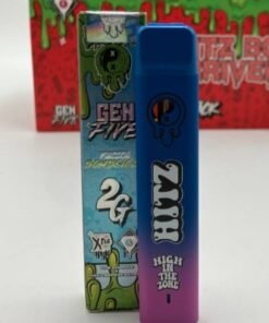 A premium 100-pack variety box of New Hitz Disposables featuring various hardware models and flavor profiles.