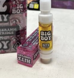 Premium Hitz Big Boy vape cartridges with 510 thread connection for resale