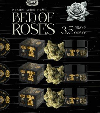 Hitz Premium Indoor Bed Of Roses Flower – Top Shelf Quality Hitz Premium Indoor Bed Of Roses Flower premium indoor-grown buds packaging