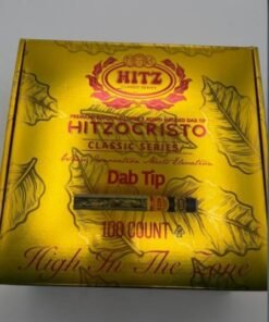 Hitzocristo Rosin Dab Tip Pre Rolls in official brand packaging, 2g classic series.
