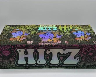 Hitz Gen 6 Disposable 2G Wholesale with over 20 new flavors - bulk variety pack Close-up of Hitz Gen 6 single 2g disposable vape device with sleek design