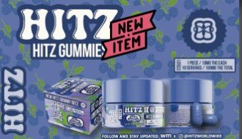 Hitz Blue Raspberry THC Gummies – Premium Edibles Hitz Blue Raspberry THC Gummies premium infused edible candy